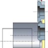 ролики F для стоячего фальца - схема формовки торца трубы роликами F