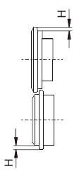 ролики F для стоячего фальца пара роликов формующих профиль на торце тонкостенных труб для их соединения  фальцевым швом